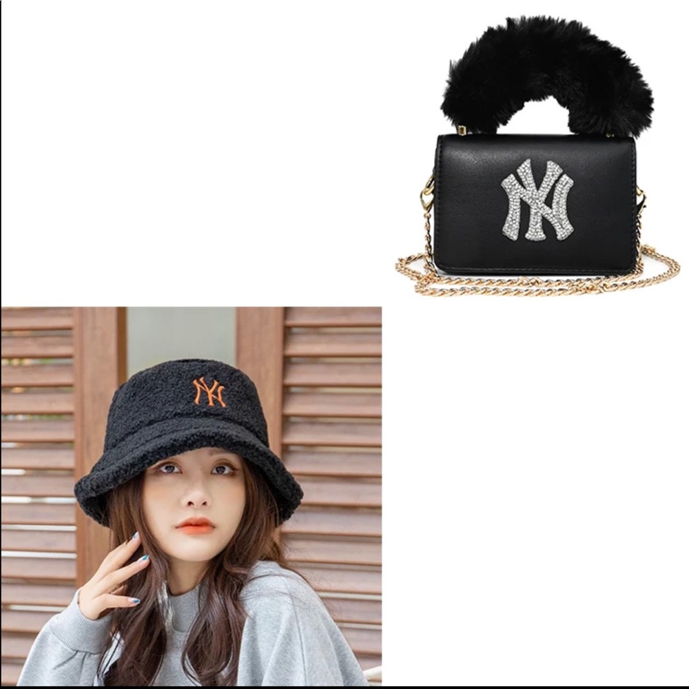 New York Yankees hat and bag set